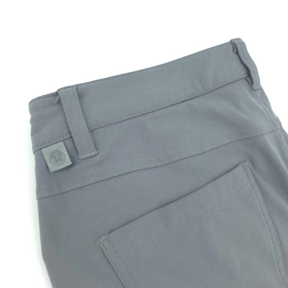 Lululemon Mens ABC Pant Slim Warpstreme Asphalt Grey 32x37 Tall Performance